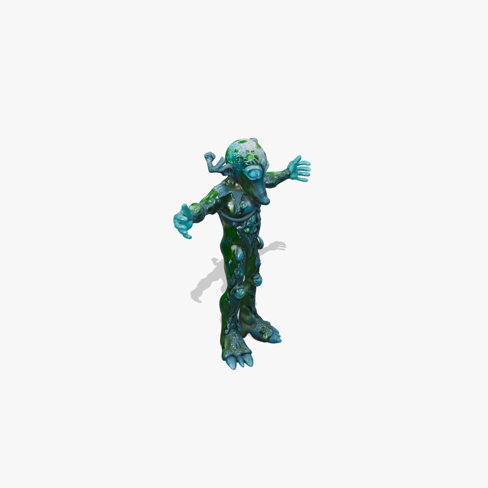 Mystic Alien Warrior model pack